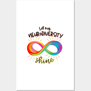 Let our neurodiversity shine Posters and Art